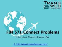 FIN 571 Connect Problems - Transweb E Tutors image 2