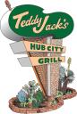 Teddy Jack's Hub City Grill logo