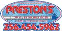 Preston's Plumbing and Drain Cleaning Service logo