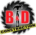 B & D Construction logo