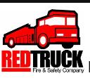 RED TRUCK FIRE & SAFETY COMPANY logo