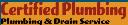 Certified Plumbing logo
