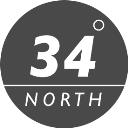 34 Degrees North logo