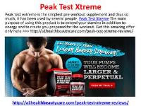 Peak Test Extreme image 1