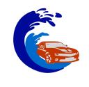 Cool Waves car wash logo