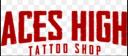 Aces High Tattoo Shop logo