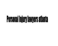 Personal Injury Lawyers Atlanta image 1