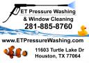 ET Pressure Washing & Window Cleaning logo