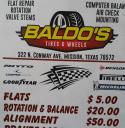 Baldo's Tires and Wheels logo