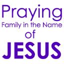 Praying Family in the Name of JESUS logo