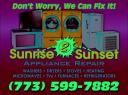 Sunrise 2 Sunset Appliance Repair logo