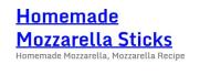 Homemade Mozzarella Sticks image 1