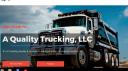 A Quality Trucking logo