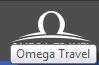 Omega travel agency logo