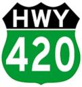 HWY 420 Silverdale and Bremerton logo