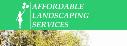 Affordable landscaping services logo