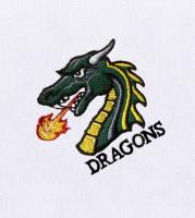 Dragons Embroidery Designs image 1