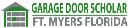 Garage Door Scholar Ft. Myers Florida logo