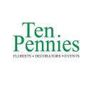 Ten Pennies Florist logo