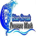 Blue streak Pressure Wash logo
