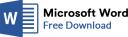 Microsoft Word Free Download logo