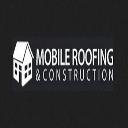 Mobile Roofing and construction logo
