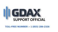 GDAX CUSTOMER SUPPORT PHONE NUMBER USA image 1