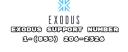 Exdous support number +1(855) 206-2326 logo