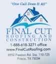 Final Cut Roofing And Construction logo