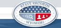 Wyoming State Records logo