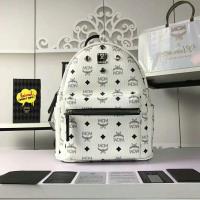 MCM X-Mini Stark Crystal Studs Backpack In Gold image 1