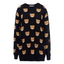 Moschino Teddy Bears Sweater Black logo