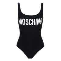 Moschino Logo Chain Swimsuit Black image 1