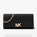 MICHAEL Michael Kors Chain Wallet Black logo