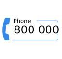 800 Phone Number logo