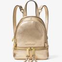 Michael Kors Rhea Extra-Small Backpack Gold logo