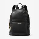 Michael Kors Wythe Large Perforated Backpack Black logo