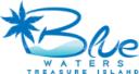 Blue Waters Treasure Island logo
