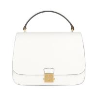 ichael Kors Mia French Calf Shoulder Bag White image 1