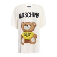 Moschino Cross Bear  T-Shirt White/Yellow image 1
