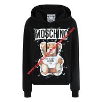 Moschino Safety Pin Teddy Women Sweatshirt Black image 1