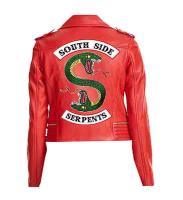 Riverdale Southside Red Leather Jacket image 3