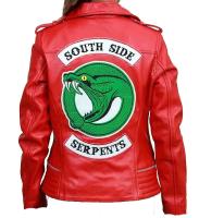 Riverdale Southside Red Leather Jacket image 4