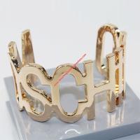 Moschino Logo Letter Women Cuff Bracelet Gold image 1