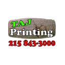 Taj Printing logo