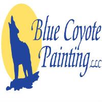 Blue Coyote Painting image 1