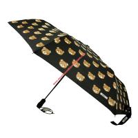 Moschino Teddy Bears Women Mini Umbrella Black image 1