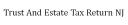 Trust And Estate Tax Return NJ logo