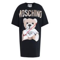 Moschino Paper Bear Short Sleeves Dress Black image 1