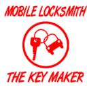 Mobile locksmith the key maker logo